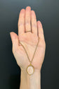 VICTORIAN 15CT GOLD & CRYSTAL LOCKET