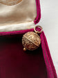 VICTORIAN 15CT GOLD ETRUSCAN REVIVAL SPHERE PENDANT
