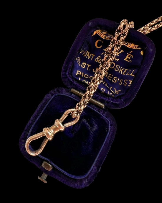 VICTORIAN 9CT GOLD DOUBLE DOG CLIP