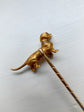 VICTORIAN DACHSHUND DOG STICKPIN
