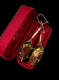 ANTIQUE SCARAB BEETLE EARRINGS
