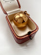 VICTORIAN 18CT GOLD ORB LOCKET WITH CONCEALED SPINNER FOB