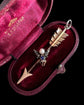 VICTORIAN DIAMOND & SAPPHIRE FLY ON ARROW PENDANT