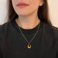 VICTORIAN 15CT GOLD HORSESHOE PENDANT