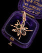 VICTORIAN GEM SET BUG PENDANT