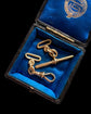 ANTIQUE 18CT GOLD CHUNKY DOG CLIP AND EXTENDER CHAIN
