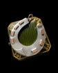 VICTORIAN MIXED METAL HORSESHOE PENDANT