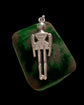 VICTORIAN SILVER PEG DOLL PENDANT
