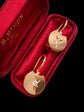 ANTIQUE DIAMOND & 15CT GOLD HORSESHOE EARRINGS