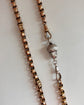 ANTIQUE SILVER ACORN & DOG CLIP CHAIN EXTENDER / BAIL