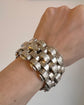 VICTORIAN SUPER CHUNKY SILVER BRACELET
