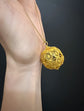 19TH CENTURY LARGE FILIGREE SPHERE PENDANT