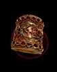 19TH CENTURY 18CT GOLD SLIDER PENDANT