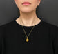 VICTORIAN 18CT GOLD & DIAMOND ORB PENDANT