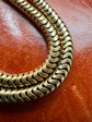 VICTORIAN 15CT GOLD BRAZILIAN / SNAKE LINK CHAIN