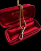 VICTORIAN 15CT WHITE GOLD DOUBLE DOG CLIP