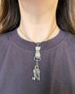 VINTAGE SILVER HAND & KEYS PENDANT