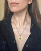 19TH CENTURY FRENCH PLIQUE-A-JOUR ‘SANS LUY RIEN’ 18CT GOLD PENDANT