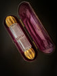 LARGE VICTORIAN DOUBLE ENDED SCENT BOTTLE WITH ORIGINAL CASE