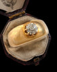 CHUNKY ANTIQUE DIAMOND & 18CT GOLD RING