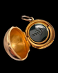 VICTORIAN 15CT GOLD ORB WITH HIDDEN SWIVEL SEAL