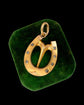 VICTORIAN 18CT GOLD & DIAMOND HORSESHOE PENDANT