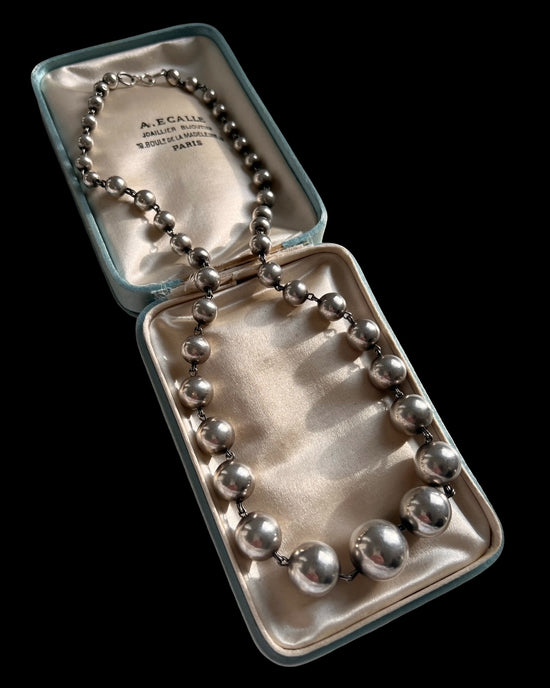 VICTORIAN CHUNKU SILVER BEAD CHAIN