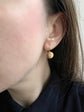 ANTIQUE DIAMOND & 15CT GOLD HORSESHOE EARRINGS