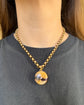 ANTIQUE BLUE JOHN AND 18TH CENTURY SPADE GUINEA LOCKET PENDANT