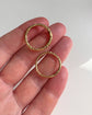 ANTIQUE HIGH CARAT GOLD SLIM SPLIT RING