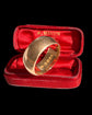 EDWARDIAN HEAVY 18CT GOLD BAND RING