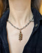 ANTIQUE TRIPLE HORSESHOE & NAIL PENDANT