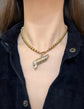 VICTORIAN SILVER & GOLD STAR DOG WHISTLE PENDANT