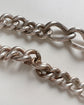 ANTIQUE CHUNKY SILVER ALBERT CHAIN