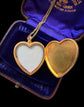 VICTORIAN LARGE SCALE 15CT GOLD HEART LOCKET