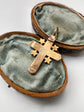 VICTORIAN TURQUOISE & DIAMOND CROSS PENDANT