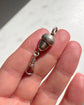 ANTIQUE SILVER ACORN & DOG CLIP CHAIN EXTENDER / BAIL