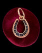 ANTIQUE NATURAL SAPPHIRE HORSESHOE PENDANT