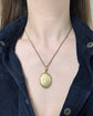 19TH CENTURY 15CT GOLD LOCKRT PENDANT