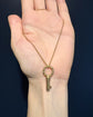 VICTORIAN 15CT GOLD BRAMAH KEY PENDANT