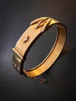VICTORIAN 18CT GOLD BUCKLE BANGLE