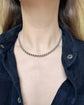 EARLY 20TH CENTURY CHUNKY SILVER BIKER CHAIN