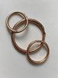 GEORGIAN 9CT GOLD SNAKE OUROBOROS SPLIT RING