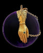 GEORGIAN 18CT GOLD HAND PENDANT / CLASP