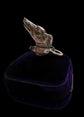 VICTORIAN SILVER DOG HEAD PENDANT