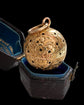 ANTIQUE 15CT GOLD POMANDER ORB PENDANT