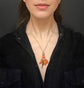 19TH CENTURY CORAL HAND PENDANT