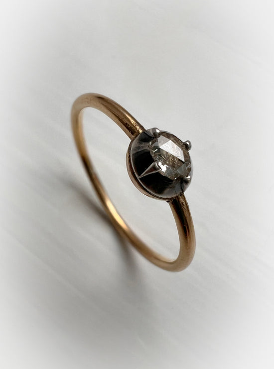 EARLY 19TH CENTURY DIAMOND SOLITAIRE RING