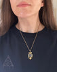 VICTORIAN 18CT GOLD ANCHOR COMPASS
