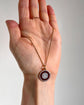 VINTAGE DOUBLE SIDED ROULETTE & PLAYING CARD DISC PENDANT